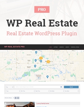 WP Real Estate Pro – Real Estate Plugin for WordPress